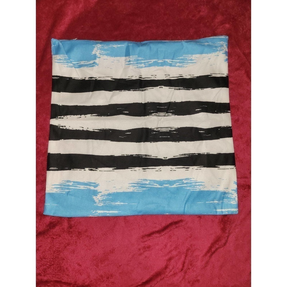 Pillow case Blue And Black